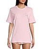 Color:Icy Pink - Image 2 - In The Garden Graphic T-Shirt