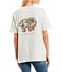 Color:Heather Grey - Image 1 - Library Ellie Graphic T-Shirt