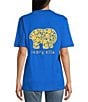 Color:Princess Blue - Image 1 - Relaxed All Smiles Graphic T-Shirt
