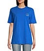 Color:Princess Blue - Image 2 - Relaxed All Smiles Graphic T-Shirt