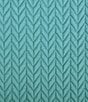 J. Queen New York J by J. Queen New York Cayman Herringbone Pattern Quilt, Color:Turquoise - Image 2