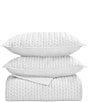 J. Queen New York J by J. Queen New York Cayman Herringbone Quilted Pattern Boudoir Decorative Throw Pillow, Color:White - Image 3