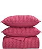 J. Queen New York J by J. Queen New York Cayman Herringbone Quilted Pattern Pillow Sham, Color:Fuchsia - Image 3