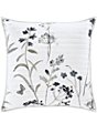 Color:Grey - Image 1 - J. by J. Queen New York Bridget Square Quilted Decorative Throw Pillow