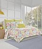 Color:Turquoise/Multi - Image 1 - J. By J. Queen New York Jules Wildflower Print Oversized Quilt Mini Set
