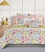 J. Queen New York J. By J. Queen New York Jules Wildflowers Print Euro Sham, Color:Turquoise/Multi - Image 4