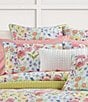 Color:Turquoise/Multi - Image 2 - J. By J. Queen New York Jules Wildflowers Print Oversized Comforter Mini Set