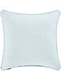Color:Blue - Image 2 - J. by J. Queen New York Mikayla Embroidered Square Pillow