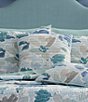 Color:Blue - Image 2 - J. by J. Queen New York Mikayla Square Quilted Pillow