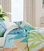 J. Queen New York J. By J. Queen New York Tiki 18#double; Square Decorative Pillow, Color:Green - Image 4