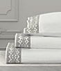 J. Queen New York Majestic Embroidered Sheet Set, Color:Silver - Image 2