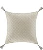 Color:Silver - Image 1 - Aidan 18#double; Square Decorative Throw Pillow