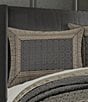 J. Queen New York Alaro Geometric Engineering Comforter Set, Color:Slate - Image 2