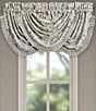 J. Queen New York Annabelle Woven Damask Window Treatment, Color:Spa - Image 5
