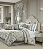 J. Queen New York Annabelle Woven Reversible Boudoir Decorative Throw Pillow, Color:Spa - Image 4