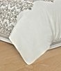 Color:Beige - Image 3 - Arbour Grove Medallion-Shaped Leaf Embroidered Comforter Set Bedding Collection