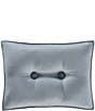 Color:Sterling - Image 2 - Barocco Two Button-Tufted Boudoir Pillow