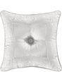Color:White - Image 1 - Becco Button Tufted Square Pillow