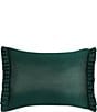 Color:Forest Green - Image 2 - Bellini Ruched Pleated Boudoir Pillow