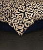J. Queen New York Biagio Interlocking Woven Damask Comforter Set, Color:Navy - Image 3