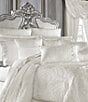 Color:White - Image 2 - Bianco Damask Comforter Set