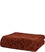 J. Queen New York Birmingham Plush and Cozy Throw, Color:Rust - Image 1