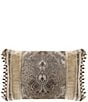 Color:Natural - Image 1 - Bradshaw Fringed Tassels Boudoir Pillow