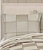 Color:Flax - Image 3 - Brando Bold Geometric Block Comforter Set