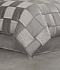 J. Queen New York Brando Bold Geometric Block Comforter Set, Color:Charcoal - Image 2
