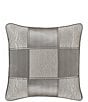 Color:Charcoal - Image 1 - Brando Geometric Block Reversible Square Pillow