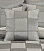 Color:Charcoal - Image 4 - Brando Geometric Block Reversible Square Pillow