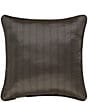 J. Queen New York Brando Geometric Block Reversible Square Pillow, Color:Bronze - Image 2