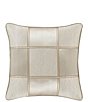 Color:Ivory - Image 1 - Brando Geometric Block Reversible Square Pillow