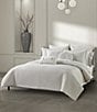 J. Queen New York Brilliance Geometric Pattern Reversible Euro Sham, Color:Ivory - Image 4