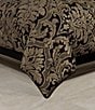Color:Black/Gold - Image 2 - Brunello Bedding Collection Woven Damask Comforter Set