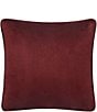 J. Queen New York Calistoga Reversible Square Decorative Throw Pillow, Color:Crimson - Image 2