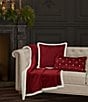 J. Queen New York Casey Sherpa Throw, Color:Crimson Red - Image 1