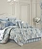 J. Queen New York Celtic Woven Damask Reversible Square Pillow, Color:Spa - Image 4