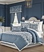 J. Queen New York Chantalee Scroll Floral Design Embroidered Comforter Set - Image 1