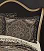Color:Bronze - Image 2 - Cipriana Oversized Woven Damask Comforter Set