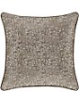 Color:Taupe - Image 1 - Cracked Ice Square Pillow