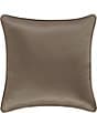 Color:Taupe - Image 2 - Cracked Ice Square Pillow