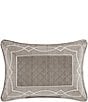 Color:Silver - Image 1 - Deco Boudoir Pillow