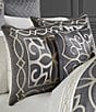 Color:Charcoal - Image 2 - Deco Comforter Set