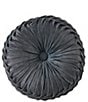 J. Queen New York Destiny Button-Tufted Braided Detail Round Pillow - Image 1