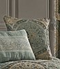 Color:Spa - Image 2 - Dorset Chenille Decorative Square Pillow