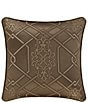 J. Queen New York Evander 20#double; Woven Medallion Square Decorative Pillow - Image 1
