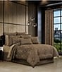 J. Queen New York Evander Woven Geometric Design Boudoir Embellished Decorative Throw Pillow - Image 3