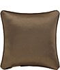 J. Queen New York Evander Woven Medallion Border Square Decorative Pillow - Image 2