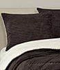 J. Queen New York Everett Diamond Quilted Reversible Comforter Mini Set, Color:Mocha - Image 3